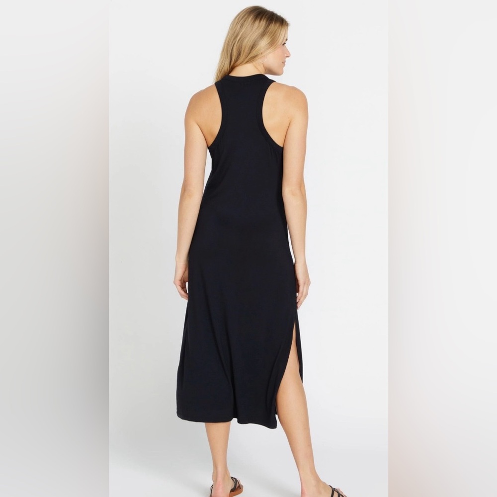 Volcom Black Backless Midi Dress